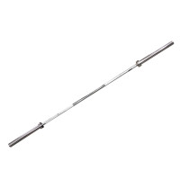 Олимпийский гриф прямой хромированный, нагрузка до 453кг, с одной парой пружинных замков Smith Strength BC103-453