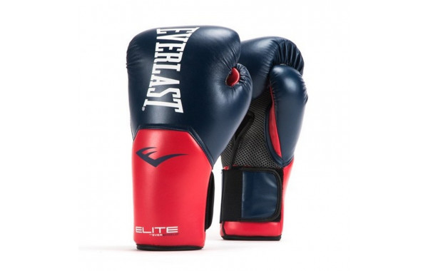 Перчатки тренировочные Everlast Elite ProStyle 12 oz син/красн. P00001203-12 600_380