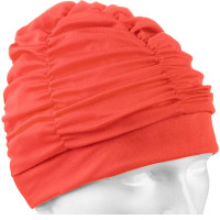 Шапочка для плавания Sportex текстильная (лайкра) E36889-4 оранжевый