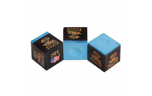 Мел Tiger Billiard Chalk 3шт 12313 Blue 600_380