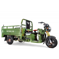 Грузовой электрический трицикл RuTrike Гибрид 1500 60V1000W зеленый