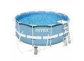 Бассейн каркасный Intex 28726 (366х122см)+ насос-фильтр, лестница