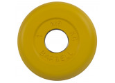 Диск обрезиненный d26мм MB Barbell MB-PltC26-1 1 кг желтый