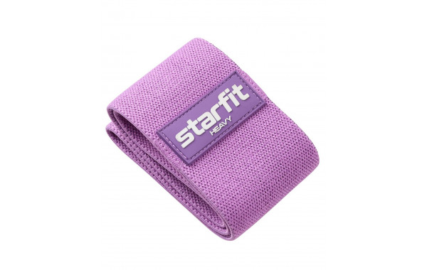 Мини-эспандер высокая нагрузка, текстиль Star Fit ES-204 фиолетовый пастель 600_380