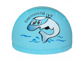 Шапочка для плавания детская Sportex Дельфин (ПУ) E41282 аквамарин