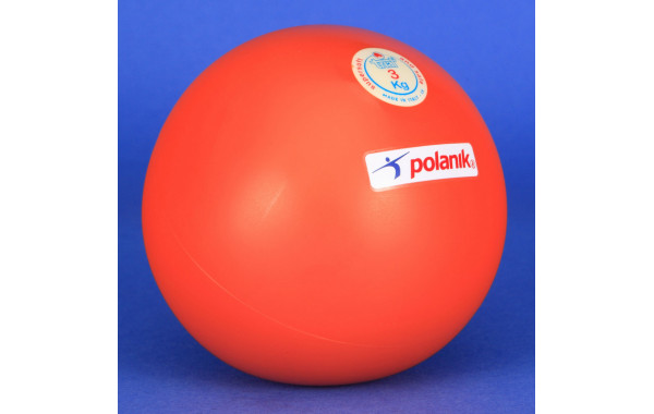 Ядро TRIAL, супер-мягкая резина, для тренировок на улице и в помещениях, 1 кг Polanik VDL10 600_380