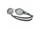 Очки для плавания ДЫМЧАТЫЕ линзы, нерегулир. переносица, черная оправа Nike Flex Fusion NESSC152014