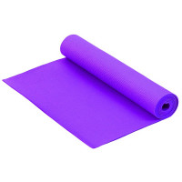 Коврик для фитнеса и йоги Larsen PVC фиолетовый р173х61х0,6см (повыш плотн)
