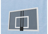 Щит баскетбольный тренировочный Гимнаст закаленное стекло 10 мм. AVIX, 1200х900 мм. на металлической раме 2.62