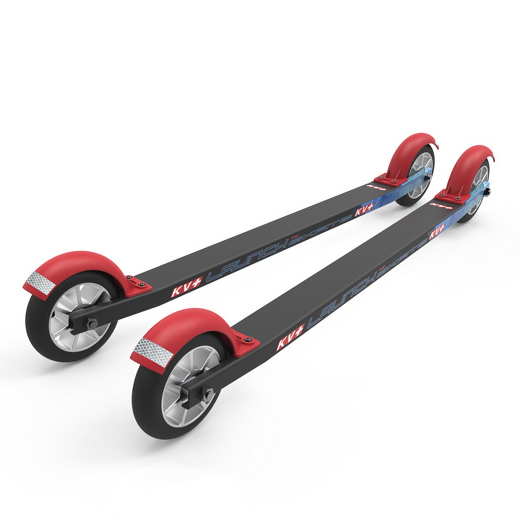 Лыжероллеры KV+ Коньковые Launch Pro Skate Curved 60см (Slow Wheels) 21RS02.S черный 2000_2000