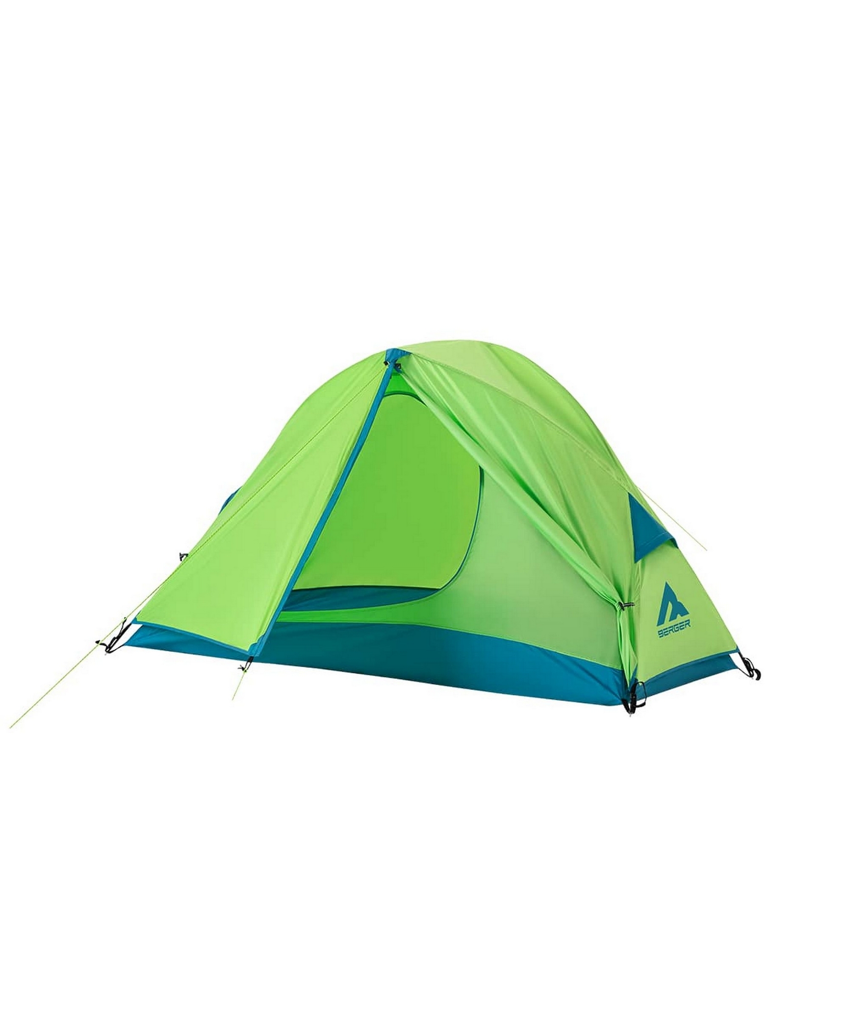 Палатка одноместная Berger Hiking Brio 1, зеленый 1663_2000