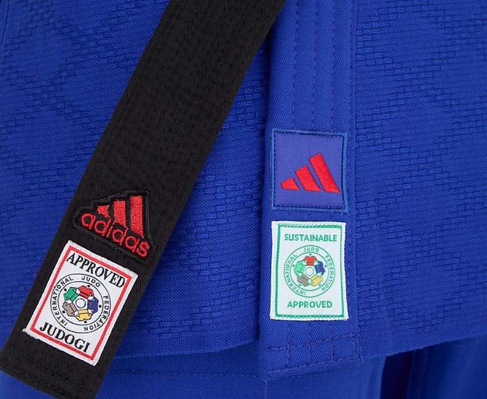 Кимоно для дзюдо Adidas Champion III IJF Green Label J-IJFB3-2 синий 977_800