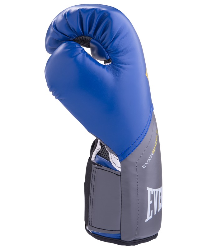 Перчатки боксерские Everlast Pro Style Elite 2212E, 12oz, к/з, синий 665_800