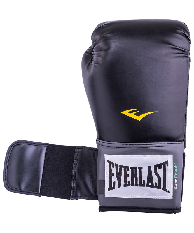 Перчатки боксерские Everlast Pro Style Anti-MB 2310U, 10oz, к/з, черный 665_800