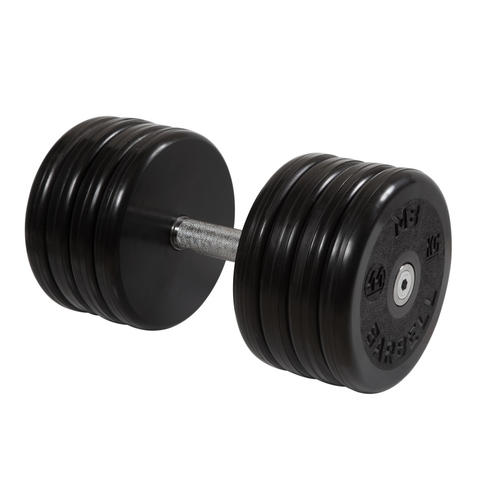 Гантель классик MB Barbell с вращающейся ручкой 44 кг MB-FdbEM-B44 1000_1000