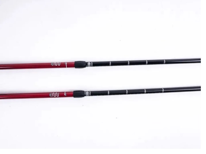 Палки для ходьбы треккинговые раздвижные с резиновой ручкой 115-135 см Techteam TT YETI NN011702 red 717_538