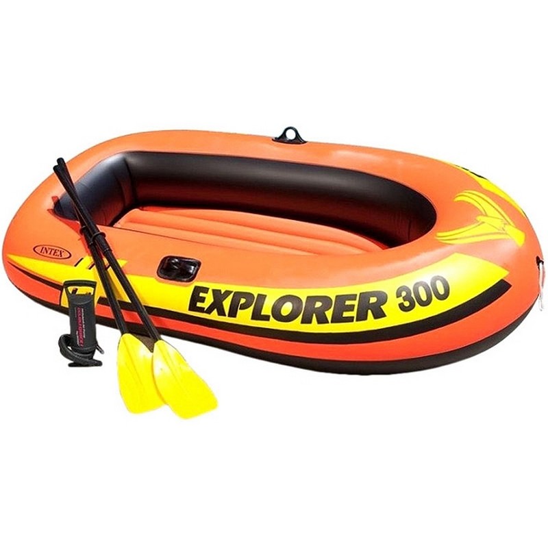 Надувная лодка Intex Explorer-300 Set трехместная 58332 800_800