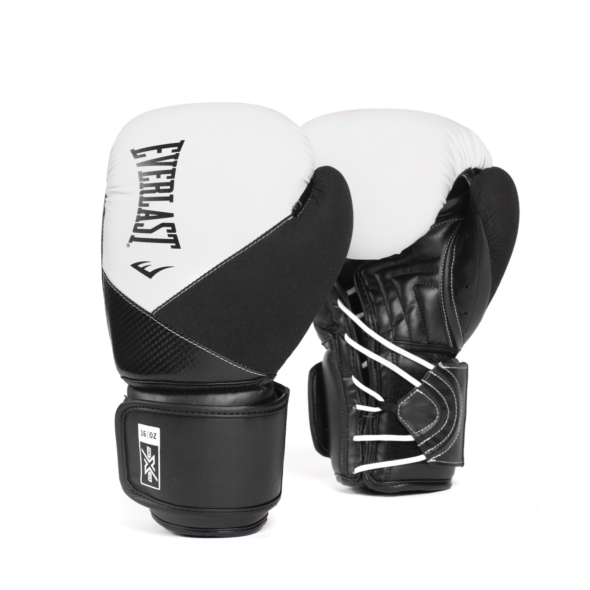 Перчатки тренировочные Everlast Protex PU 16oz P00003366 белый\черный 2000_2000