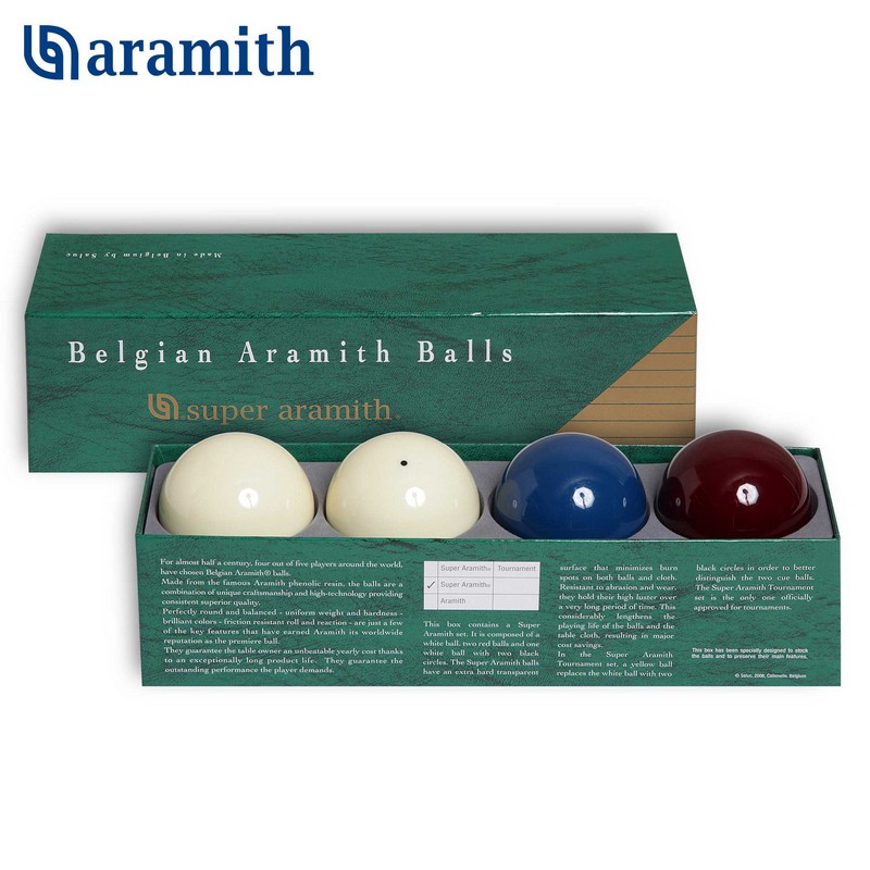 Шары Aramith Super Carom ø61,5мм 4шара 800_800