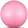 Мяч для художественной гимнастики Indigo IN367-PI, диам. 17 см, ПВХ, розовый металлик 120_120