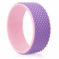 Колесо для йоги Sportex массажное 31х12см 6мм FWH-101 розово/фиолетовое (D34474) 120_120