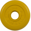 Диск обрезиненный d26мм MB Barbell MB-PltC26-1,25 1,25 кг желтый 120_120