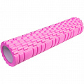 Ролик для йоги Sportex (розовый) 61х13,5см ЭВА\АБС E29390 120_120