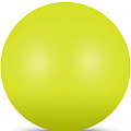 Мяч для художественной гимнастики Indigo IN367-LI, диам. 17 см, ПВХ, лимонный металлик 120_120