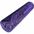 Ролик для йоги и пилатеса Sportex 60x15cm (ЭВА) A25582 RY60-2 фиолетовый гранит 120_120