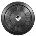 Диск для кроссфита Iron King (бампер) черный D50 мм 5 кг CR 202 120_120