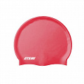 Шапочка для плавания Atemi silicone cap Bright red TSC1R красный 120_120